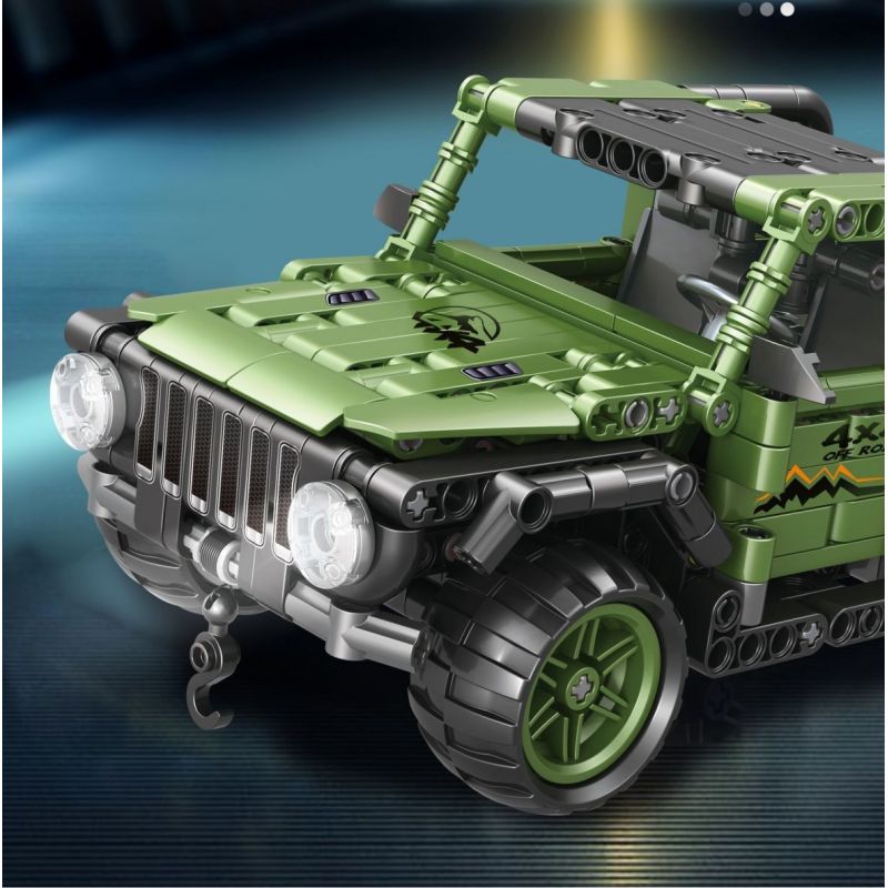 QIAO LE TONG 2318 non  XE BÁN TẢI bộ đồ chơi xếp lắp ráp ghép mô hình  Kỹ Thuật Công Nghệ Cao Mô Hình Phương Tiện 452 khối