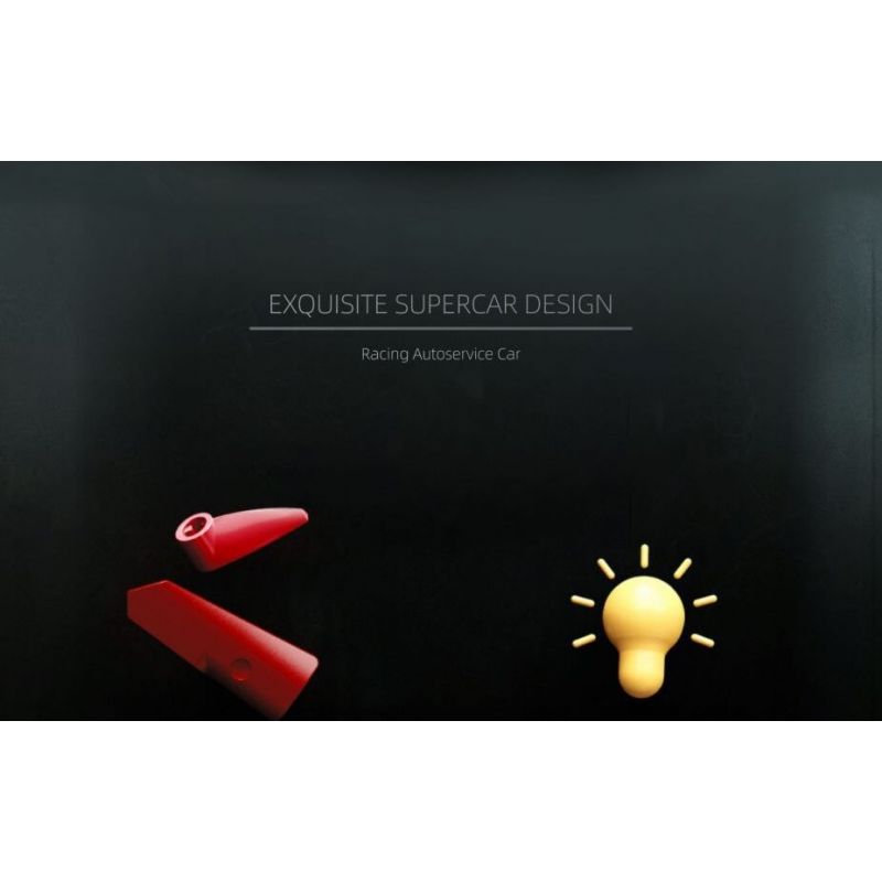 QIAO LE TONG 2317 non  XE Ý TƯỞNG LAMBORGHINI V12 VISION GT KÉO LÙI bộ đồ chơi xếp lắp ráp ghép mô hình  Kỹ Thuật Công Nghệ Cao Mô Hình Phương Tiện 432 khối