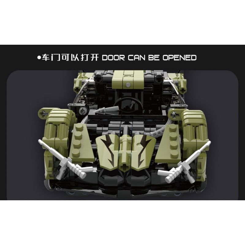 QIAO LE TONG 2317 non  XE Ý TƯỞNG LAMBORGHINI V12 VISION GT KÉO LÙI bộ đồ chơi xếp lắp ráp ghép mô hình  Kỹ Thuật Công Nghệ Cao Mô Hình Phương Tiện 432 khối