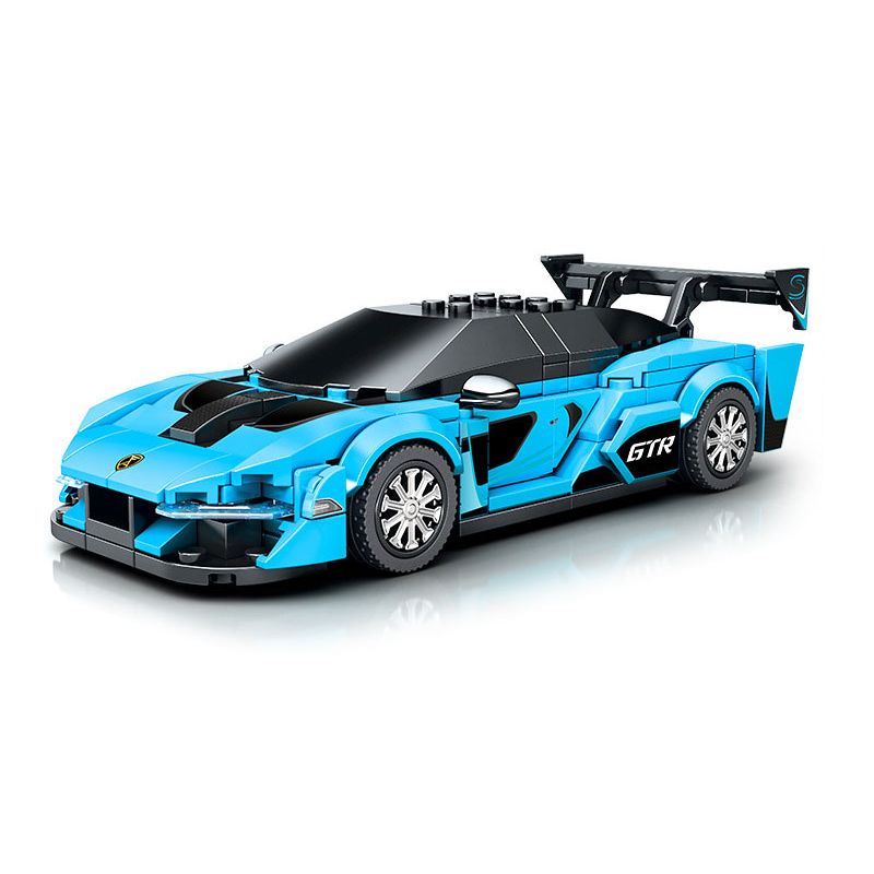 SEMBO 714006 non Lego BK.8 KAREN ASSASSIN XE CỬA MCLAREN SENNA GTR bộ đồ chơi xếp lắp ráp ghép mô hình Speed Champions Racing Cars Đua Xe Công Thức 237 khối