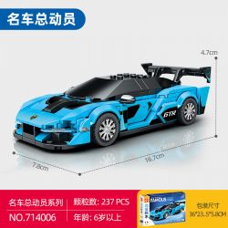 SEMBO 714006 non  BK.8 KAREN ASSASSIN XE CỬA MCLAREN SENNA GTR bộ đồ chơi xếp lắp ráp ghép mô hình Speed Champions Racing Cars Đua Xe Công Thức 237 khối