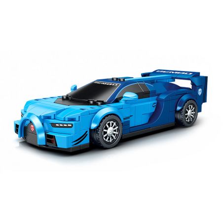SEMBO 714003 non  BK.8 BUGATTI CHIRON bộ đồ chơi xếp lắp ráp ghép mô hình Speed Champions Racing Cars Đua Xe Công Thức 263 khối