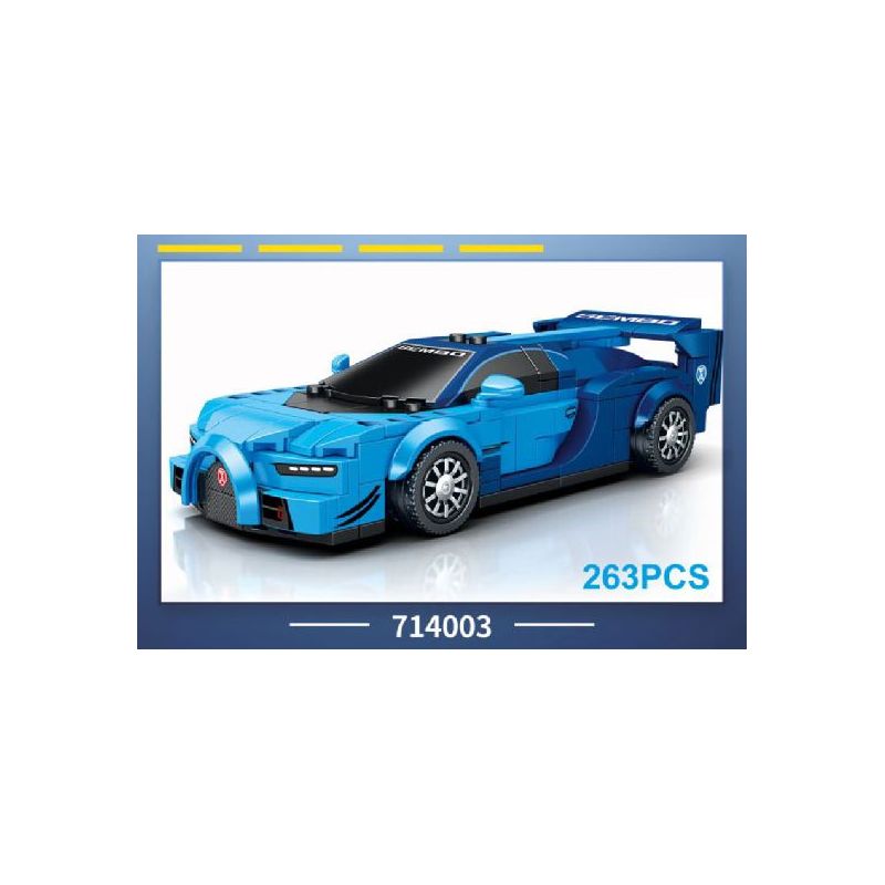 SEMBO 714003 non  BK.8 BUGATTI CHIRON bộ đồ chơi xếp lắp ráp ghép mô hình Speed Champions Racing Cars Đua Xe Công Thức 263 khối SEMBO 714003 non  BK.8 BUGATTI CHIRON bộ đồ chơi xếp lắp ráp ghép mô hình Speed Champions Racing Cars Đua Xe Công Thức 263 khối