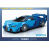 SEMBO 714003 non  BK.8 BUGATTI CHIRON bộ đồ chơi xếp lắp ráp ghép mô hình Speed Champions Racing Cars Đua Xe Công Thức 263 khối