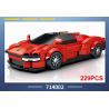 SEMBO 714002 non  BK.8 FERRARI BLAZING XE CỬA DAYTONA SP3 bộ đồ chơi xếp lắp ráp ghép mô hình Speed Champions Racing Cars FERRARI DAYTONA SP3 Đua Xe Công Thức 229 khối