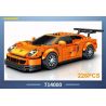 SEMBO 714000 non  PORSCHE 911 bộ đồ chơi xếp lắp ráp ghép mô hình Speed Champions Racing Cars Đua Xe Công Thức 226 khối