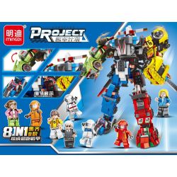 MINGDI LEIBAO K0523 0523 non  GÓI XE SANG 8 MẪU bộ đồ chơi xếp lắp ráp ghép mô hình Racers Đua Tốc Độ 1602 khối