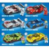 MINGDI LEIBAO K0523 0523 non  GÓI XE SANG 8 MẪU bộ đồ chơi xếp lắp ráp ghép mô hình Racers Đua Tốc Độ 1602 khối