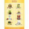 MINGDI LEIBAO K0629 0629 non  8 THIẾT BỊ GIA DỤNG NHỎ THÚ VỊ bộ đồ chơi xếp lắp ráp ghép mô hình Creator FUN PLAY SMALL HOME APPLIANCES Sáng Tạo 879 khối