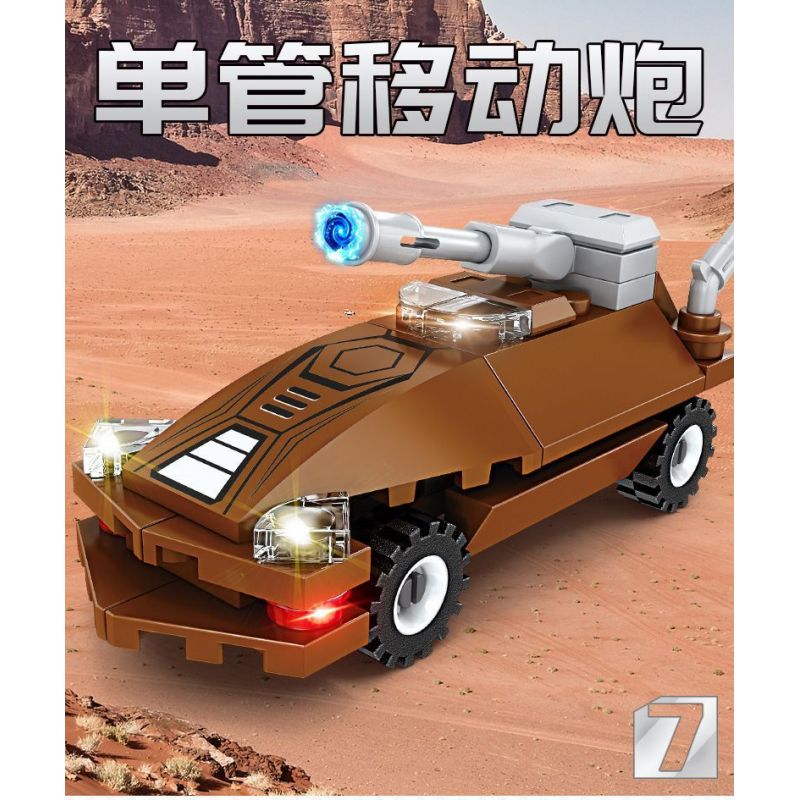 Kazi KY6630 6630 non  VŨ TRỤ THỨ BA CÓ 8 LOẠI PHƯƠNG TIỆN TRUY ĐUỔI TIA CHỚP TRINH SÁT CƠ ĐỘNG DÂN DỤNG XE TĂNG CHỐNG TRỌNG LỰC MÁY ĐƠN GIẢN RỖNG PHÁO KÉP HỎA HẠNG NẶNG DI MỘT NÒNG VÀ XUNG ĐIỆN. bộ đồ chơi xếp lắp ráp ghép mô hình THIRD UNIVERSE 427 khối