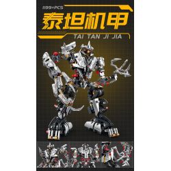 GBL KY1100 1100 non  KỸ SƯ CƠ KHÍ TITAN MECHA bộ đồ chơi xếp lắp ráp ghép mô hình  Kỹ Thuật Công Nghệ Cao Mô Hình Phương Tiện 1199 khối