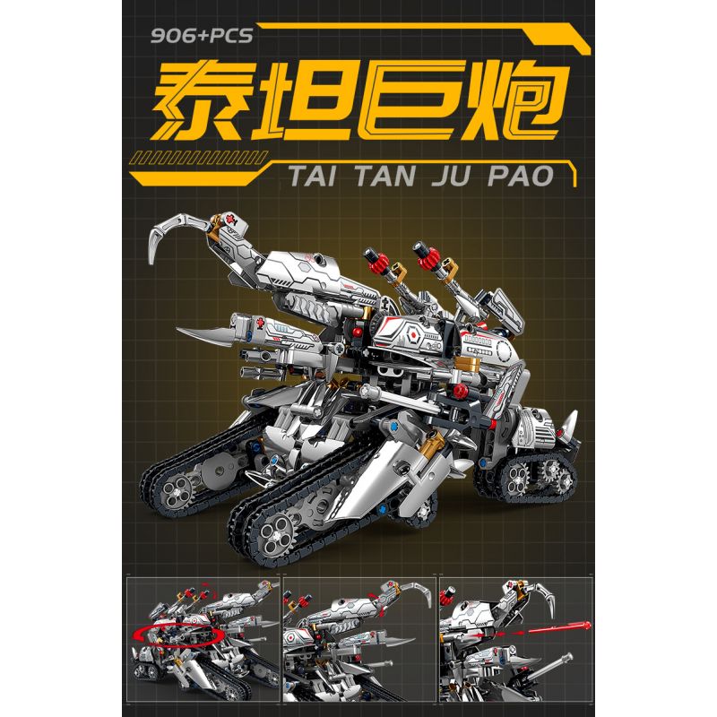 GBL KY1100 1100 non  KỸ SƯ CƠ KHÍ TITAN MECHA bộ đồ chơi xếp lắp ráp ghép mô hình  Kỹ Thuật Công Nghệ Cao Mô Hình Phương Tiện 1199 khối