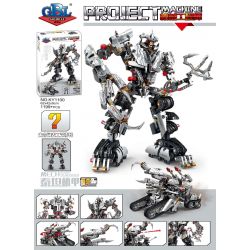 GBL KY1100 1100 non  KỸ SƯ CƠ KHÍ TITAN MECHA bộ đồ chơi xếp lắp ráp ghép mô hình  Kỹ Thuật Công Nghệ Cao Mô Hình Phương Tiện 1199 khối