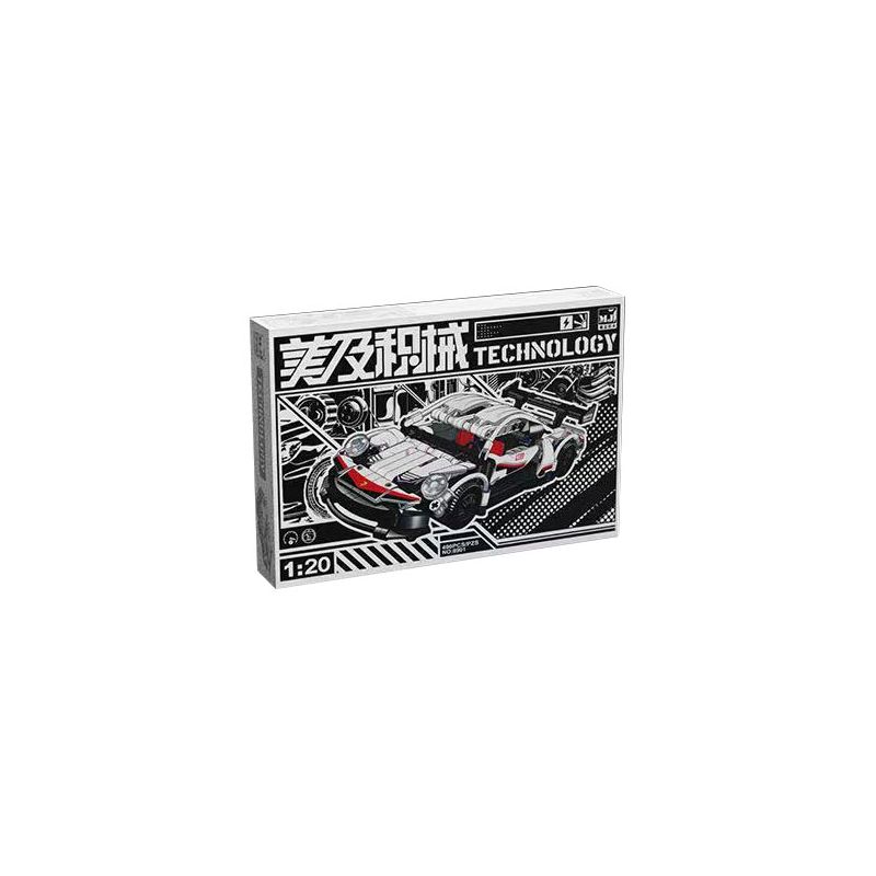 BEAUTIFUL AND 8901 non  PORSCHE 911 tỷ lệ 1:20 bộ đồ chơi xếp lắp ráp ghép mô hình  Kỹ Thuật Công Nghệ Cao Mô Hình Phương Tiện 490 khối