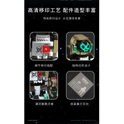 TAKUKI T5003 5003 non  THÁM HIỂM KHÔNG GIAN CHIẾN BINH PHI HÀNH SAO HỎA bộ đồ chơi xếp lắp ráp ghép mô hình SPACE EXPLANATION