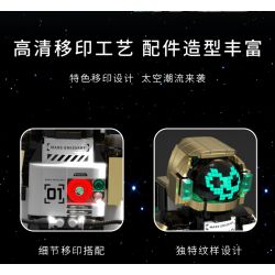 TAKUKI T5003 5003 non  THÁM HIỂM KHÔNG GIAN CHIẾN BINH PHI HÀNH SAO HỎA bộ đồ chơi xếp lắp ráp ghép mô hình SPACE EXPLANATION