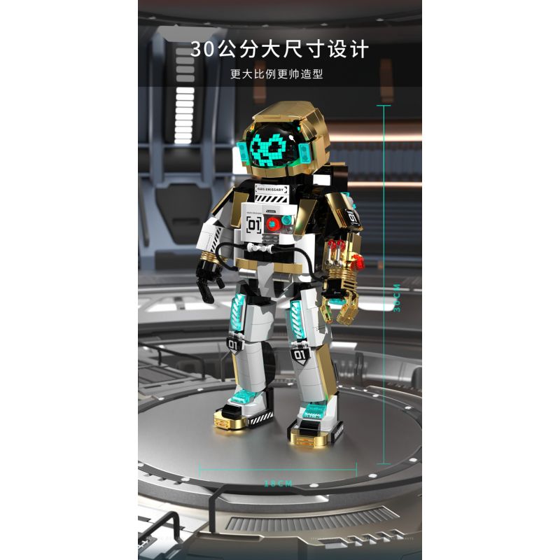 TAKUKI T5003 5003 non  THÁM HIỂM KHÔNG GIAN CHIẾN BINH PHI HÀNH SAO HỎA bộ đồ chơi xếp lắp ráp ghép mô hình SPACE EXPLANATION