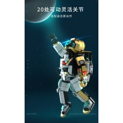 TAKUKI T5003 5003 non  THÁM HIỂM KHÔNG GIAN CHIẾN BINH PHI HÀNH SAO HỎA bộ đồ chơi xếp lắp ráp ghép mô hình SPACE EXPLANATION