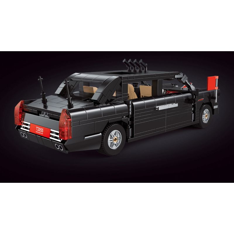 SMART CUTE TREE T5043 5043 non  XE LIMOUSINE HỒNG KỲ tỷ lệ 1:12 bộ đồ chơi xếp lắp ráp ghép mô hình Creator Sáng Tạo 3240 khối