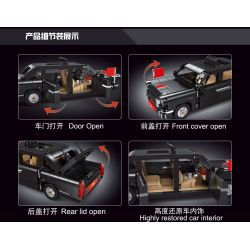 SMART CUTE TREE T5043 5043 non  XE LIMOUSINE HỒNG KỲ tỷ lệ 1:12 bộ đồ chơi xếp lắp ráp ghép mô hình Creator Sáng Tạo 3240 khối