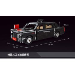 SMART CUTE TREE T5043 5043 non  XE LIMOUSINE HỒNG KỲ tỷ lệ 1:12 bộ đồ chơi xếp lắp ráp ghép mô hình Creator Sáng Tạo 3240 khối