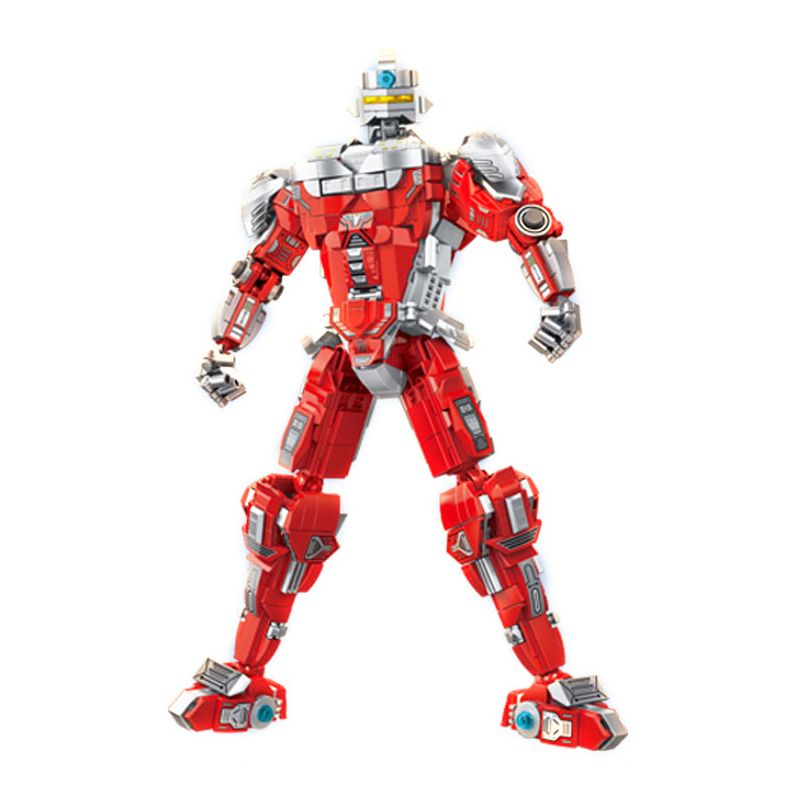 PanlosBrick 690039 Panlos Brick 690039 non Lego ULTRAMAN BẢY MECHA bộ đồ chơi xếp lắp ráp ghép mô hình Movie & Game Phim Và Trò Chơi 896 khối