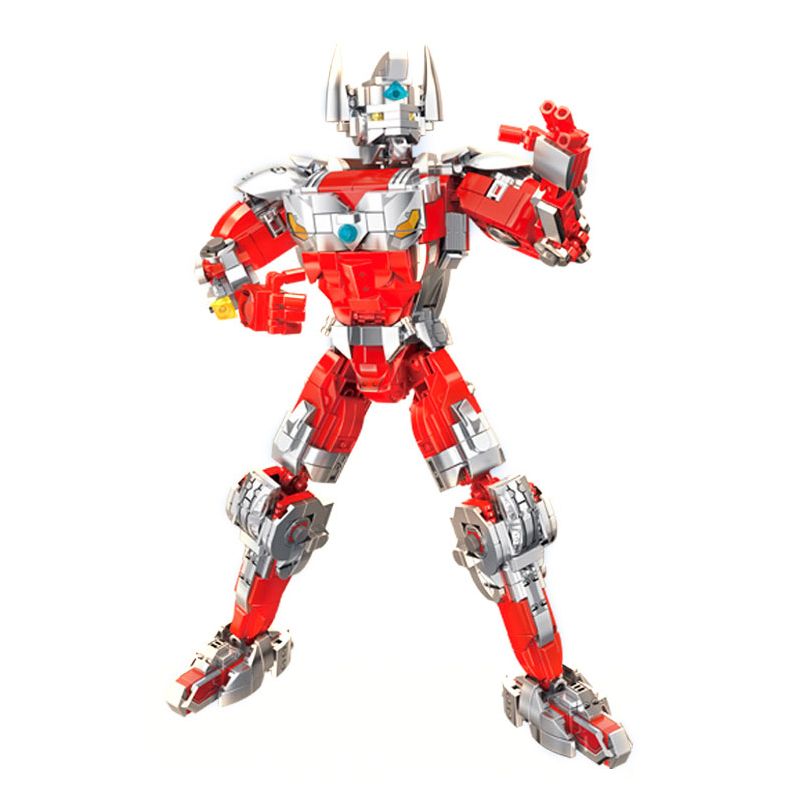 PanlosBrick 690038 Panlos Brick 690038 non Lego ULTRAMAN TARO MECHA bộ đồ chơi xếp lắp ráp ghép mô hình Movie & Game Phim Và Trò Chơi 917 khối