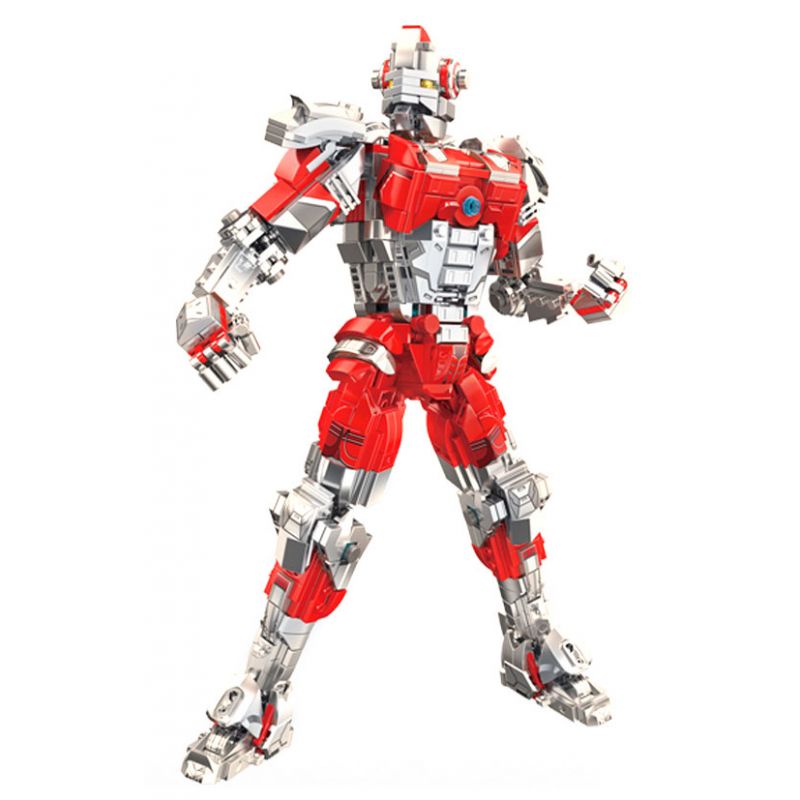 PanlosBrick 690037 Panlos Brick 690037 non Lego ULTRAMAN THẾ HỆ ĐẦU TIÊN CỦA MECHA bộ đồ chơi xếp lắp ráp ghép mô hình Movie & Game Phim Và Trò Chơi 910 khối