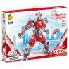 PanlosBrick 690037 Panlos Brick 690037 non  ULTRAMAN THẾ HỆ ĐẦU TIÊN CỦA MECHA bộ đồ chơi xếp lắp ráp ghép mô hình Movie & Game Phim Và Trò Chơi 910 khối