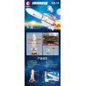 SEMBO 203353 non  MỘT QUỐC GIA HÙNG MẠNH XE PHÓNG TRƯỜNG CHINH 5B bộ đồ chơi xếp lắp ráp ghép mô hình City LONG MARCH 5B Thành Phố 452 khối