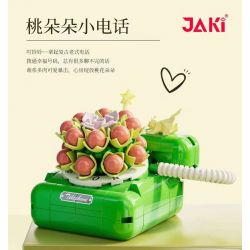 JAKI JK2718 2718 non  NHẬT KÝ THỰC VẬT ĐIỆN THOẠI NHỎ NỞ HOA ĐÀO bộ đồ chơi xếp lắp ráp ghép mô hình Creator PLANTE Sáng Tạo
