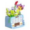 JAKI JK2717 2717 non  TẠP CHÍ THỰC VẬT JANE HAPPY RADIO bộ đồ chơi xếp lắp ráp ghép mô hình Creator PLANTE HAPPY RADIO Sáng Tạo