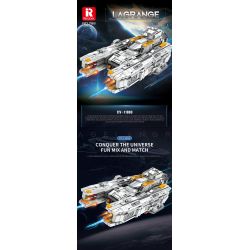 REOBRIX 788 non  LAGRANGE THUYỀN HỘ TỐNG SÚNG bộ đồ chơi xếp lắp ráp ghép mô hình INFINITE UNIVERSE LAGRANGE 966 khối