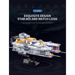 REOBRIX 788 non  LAGRANGE THUYỀN HỘ TỐNG SÚNG bộ đồ chơi xếp lắp ráp ghép mô hình INFINITE UNIVERSE LAGRANGE 966 khối