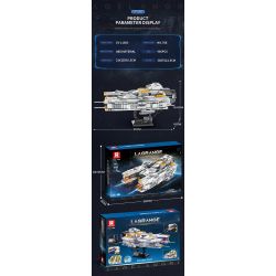 REOBRIX 788 non  LAGRANGE THUYỀN HỘ TỐNG SÚNG bộ đồ chơi xếp lắp ráp ghép mô hình INFINITE UNIVERSE LAGRANGE 966 khối