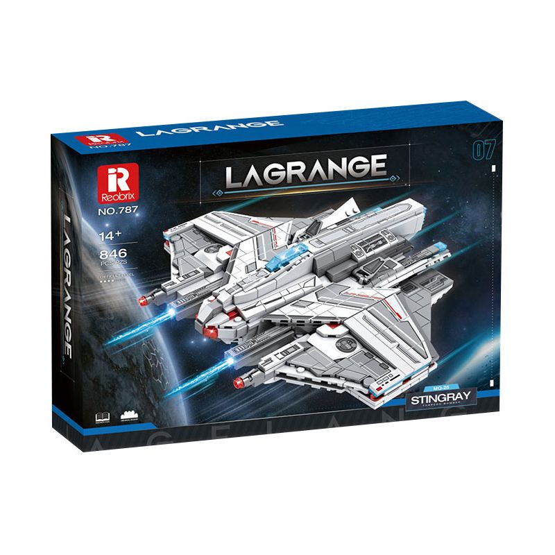 REOBRIX 787 non  LAGRANGE CÁ ĐUỐI GAI ĐỘC bộ đồ chơi xếp lắp ráp ghép mô hình INFINITE UNIVERSE LAGRANGE 846 khối