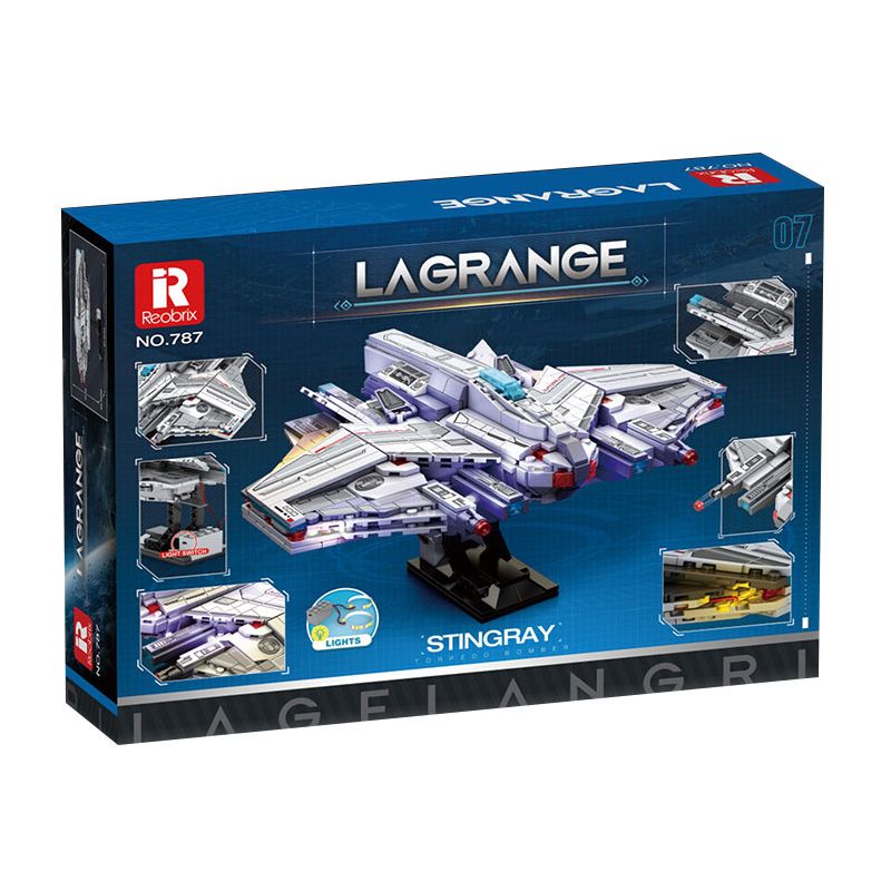 REOBRIX 787 non  LAGRANGE CÁ ĐUỐI GAI ĐỘC bộ đồ chơi xếp lắp ráp ghép mô hình INFINITE UNIVERSE LAGRANGE 846 khối