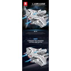 REOBRIX 787 non  LAGRANGE CÁ ĐUỐI GAI ĐỘC bộ đồ chơi xếp lắp ráp ghép mô hình INFINITE UNIVERSE LAGRANGE 846 khối