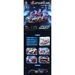 QIANMAI QM00051 00051 non  SIÊU XE EVO bộ đồ chơi xếp lắp ráp ghép mô hình  Kỹ Thuật Công Nghệ Cao Mô Hình Phương Tiện