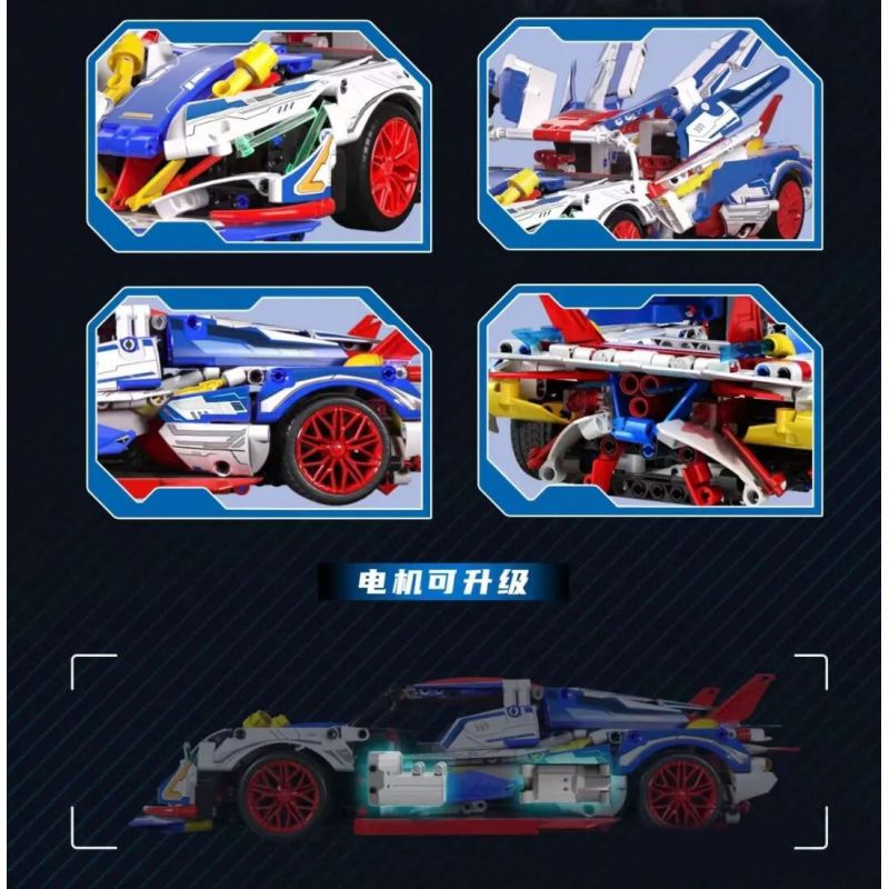 QIANMAI QM00051 00051 non  SIÊU XE EVO bộ đồ chơi xếp lắp ráp ghép mô hình  Kỹ Thuật Công Nghệ Cao Mô Hình Phương Tiện