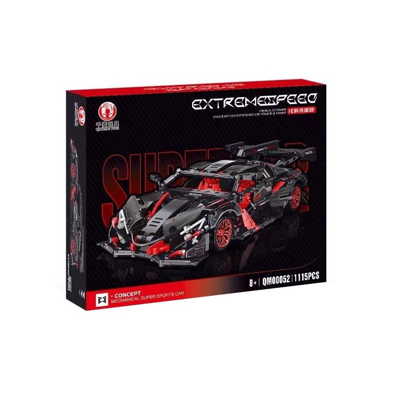 QIANMAI QM00052 00052 non  SIÊU XE HELIOS IE bộ đồ chơi xếp lắp ráp ghép mô hình  Kỹ Thuật Công Nghệ Cao Mô Hình Phương Tiện 1072 khối