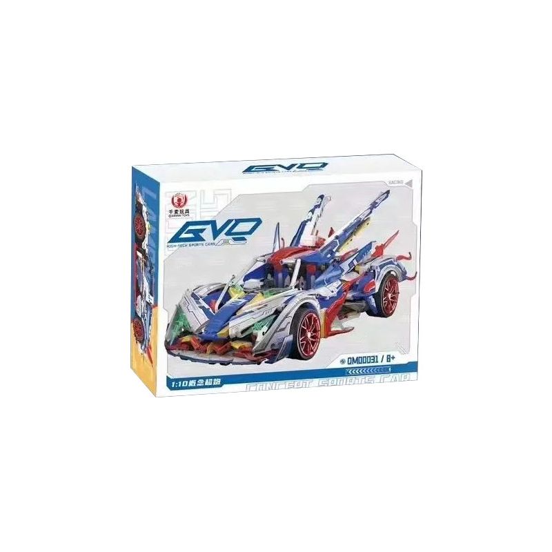 QIANMAI QM00031 00031 non  SIÊU XE Ý TƯỞNG EVO bộ đồ chơi xếp lắp ráp ghép mô hình  Kỹ Thuật Công Nghệ Cao Mô Hình Phương Tiện