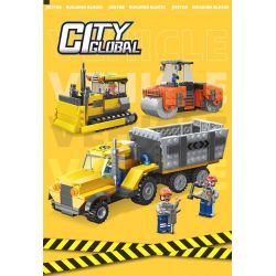 JIESTAR 51020 non  THÀNH PHỐ TOÀN CẦU MÁY ỦI bộ đồ chơi xếp lắp ráp ghép mô hình City BULLDOZER 218 khối