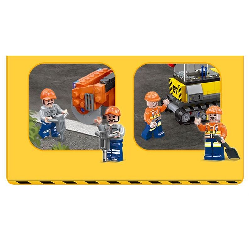 JIESTAR 51020 non  THÀNH PHỐ TOÀN CẦU MÁY ỦI bộ đồ chơi xếp lắp ráp ghép mô hình City BULLDOZER 218 khối