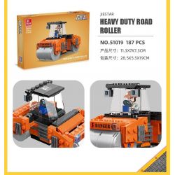 JIESTAR 51020 non  THÀNH PHỐ TOÀN CẦU MÁY ỦI bộ đồ chơi xếp lắp ráp ghép mô hình City BULLDOZER 218 khối