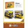 JIESTAR 51019 non  THÀNH PHỐ TOÀN CẦU CON LĂN HẠNG NẶNG bộ đồ chơi xếp lắp ráp ghép mô hình City HEAVY DUTY ROAD ROLLER 187 khối