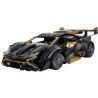 LINGRUI MODEL JIMU LIANGPIN 10600 non  LAMBO VÀNG ĐEN STO tỷ lệ 1:10 bộ đồ chơi xếp lắp ráp ghép mô hình  BLACK GOLD RAMBO LAMBORGHINI HURACÁN STO Kỹ Thuật Công Nghệ Cao Mô Hình Phương Tiện 2519 khối