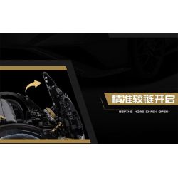 LINGRUI MODEL JIMU LIANGPIN 10600 non  LAMBO VÀNG ĐEN STO tỷ lệ 1:10 bộ đồ chơi xếp lắp ráp ghép mô hình  BLACK GOLD RAMBO LAMBORGHINI HURACÁN STO Kỹ Thuật Công Nghệ Cao Mô Hình Phương Tiện 2519 khối