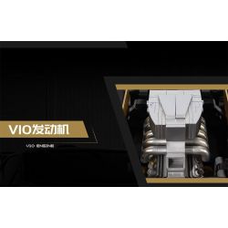 LINGRUI MODEL JIMU LIANGPIN 10600 non  LAMBO VÀNG ĐEN STO tỷ lệ 1:10 bộ đồ chơi xếp lắp ráp ghép mô hình  BLACK GOLD RAMBO LAMBORGHINI HURACÁN STO Kỹ Thuật Công Nghệ Cao Mô Hình Phương Tiện 2519 khối