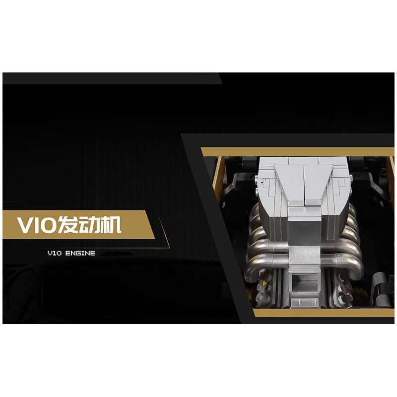 LINGRUI MODEL JIMU LIANGPIN 10600 non  LAMBO VÀNG ĐEN STO tỷ lệ 1:10 bộ đồ chơi xếp lắp ráp ghép mô hình  BLACK GOLD RAMBO LAMBORGHINI HURACÁN STO Kỹ Thuật Công Nghệ Cao Mô Hình Phương Tiện 2519 khối